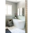 Bedrosians Tile & Stone - Zenia 2.5  x 9  Matte Floor & Wall Tile - Moon Discount