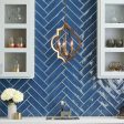 Marazzi - Costa Clara™ Glazed Ceramic 3 in. x 12 in. Wall Tile - Blue Wave on Sale