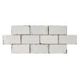 Lungarno Ceramics - Retrospectives 3 in. x 6 in. Ceramic Tile - Notting Hill For Cheap