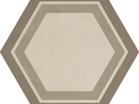 Daltile - Bee Hive 24 in. x 20 in. Porcelain Tile - Warm Honeycomb Online now