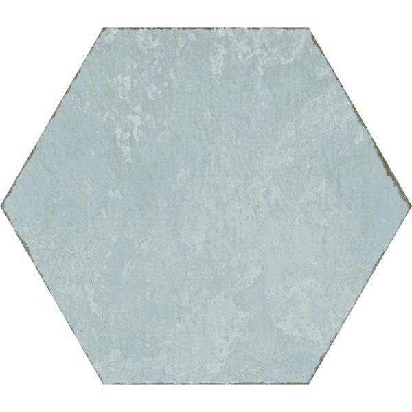 Tesoro - Spring Time Hex Porcelain Tile - Blue Online Hot Sale