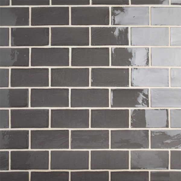 SomerTile - Chester 3  x 6  Subway Tile - Grafito Supply