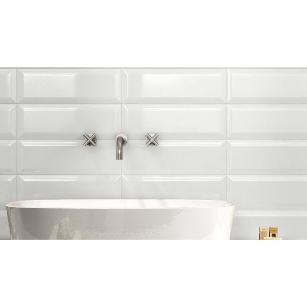 Stonepeak Ceramics - Adamas 4 in. x 12 in. Albus Porcelain Wall Tile on Sale