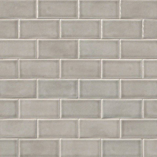 MSI - Highland Park - 3 in. x 6 in. Dove Gray Subway Tile Sale