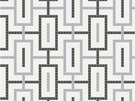 Anatolia - Soho Porcelain - Chain Pattern Mosaic - Dawn Blend Matte For Discount