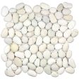 Anatolia - Zen, Pebbles Natural Pebble Mosaic - Serenity Ivory on Sale