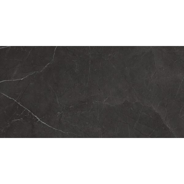 Anatolia - La Marca Glazed Porcelain 12 in. x 24 in. Honed Tile - Nero Venato Online Hot Sale