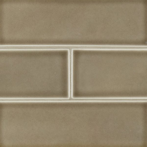 MSI - Highland Park - 4 in. x 12 in. Artisan Taupe Subway Tile Online now