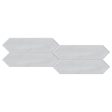 Tesoro Decorative Collection - Crayons Ceramic Tile - Bright White Glossy For Discount