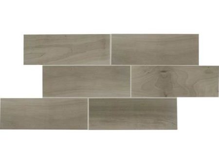 Daltile Emblem 7 in. x 20 in. Ceramic Floor & Wall Tile - Gray Discount