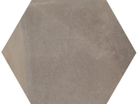 Lungarno Ceramics - Disk 14 in. x 16 in. Porcelain Hexagon Tile - Beige Fashion