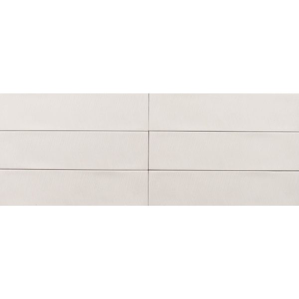 Tesoro - Albatross 3 in. x 12 in. Ceramic Wall Tile - Cream Arrow Deco For Cheap