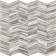 Tesoro - Chevron Porcelain Mosaic - Grey Fashion