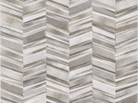 Tesoro - Chevron Porcelain Mosaic - Grey Fashion