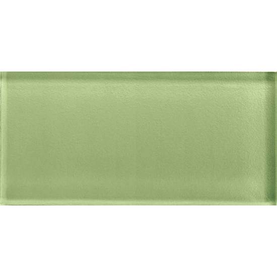 American Olean - Color Appeal 3 in. x 6 in. Glass Wall Tile - Grasshopper For Discount