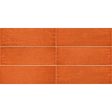 Tesoro - Maiolica 4 in. x 12 in. Ceramic Wall Tile - Arancio Hot on Sale