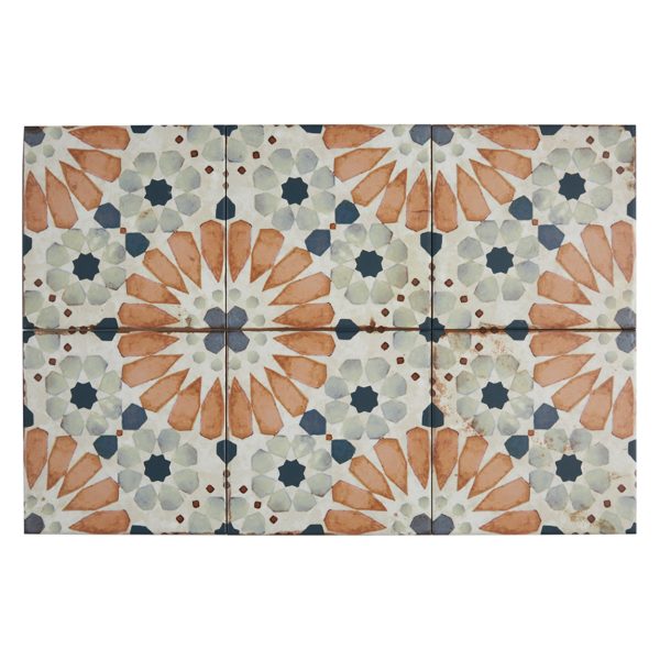 Lungarno Ceramics - Retrospectives 8 in. x 8 in. Ceramic Tile - Covent Gardens Discount