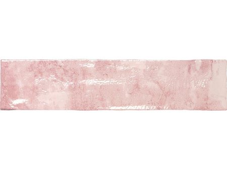 Bellagio Tile - Rain Drops Collection 3  x 12  Wall Tile - Pink Dew For Discount