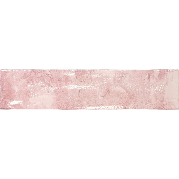 Bellagio Tile - Rain Drops Collection 3  x 12  Wall Tile - Pink Dew For Discount