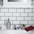 SomerTile - Chester 3  x 6  Subway Tile - Matte Bianco Online