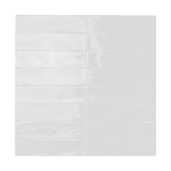 Lungarno - Linea 3 in. x 12 in. Ceramic Tile - Ghiaccio Glossy For Discount