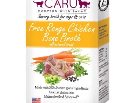 Caru Free Range Chicken Bone Broth 17.6 Oz (Case of 6) by Caru Pet Food on Sale