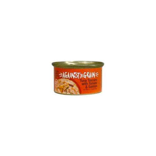 Against The Grain Tuna Toscano With Salmon & Tomato Dinner For Cats 2.8 Oz (Case of 24) by Evangers Against the Grain Sale