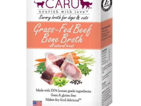 Caru Grass-Fed Beef Bone Broth 17.6 Oz (Case of 6) by Caru Pet Food Discount