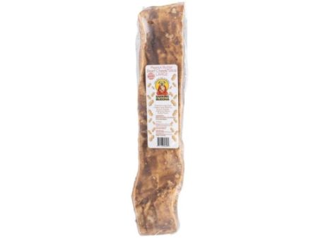 12  Barking Buddha Peanut Butter Beef Cheek Slice 12 Pieces by Natural Cravings Pet Treats Fashion