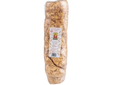 Barking Buddha Large Peanut Butter Beef Cheek Roll 12 Pieces by Natural Cravings Pet Treats Online